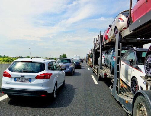 EV car transporter fire brings M5 to a standstill